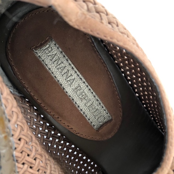 Banana Republic High Heels suede - size 9 - camel - mesh - open toe - wo… - Picture 5 of 8